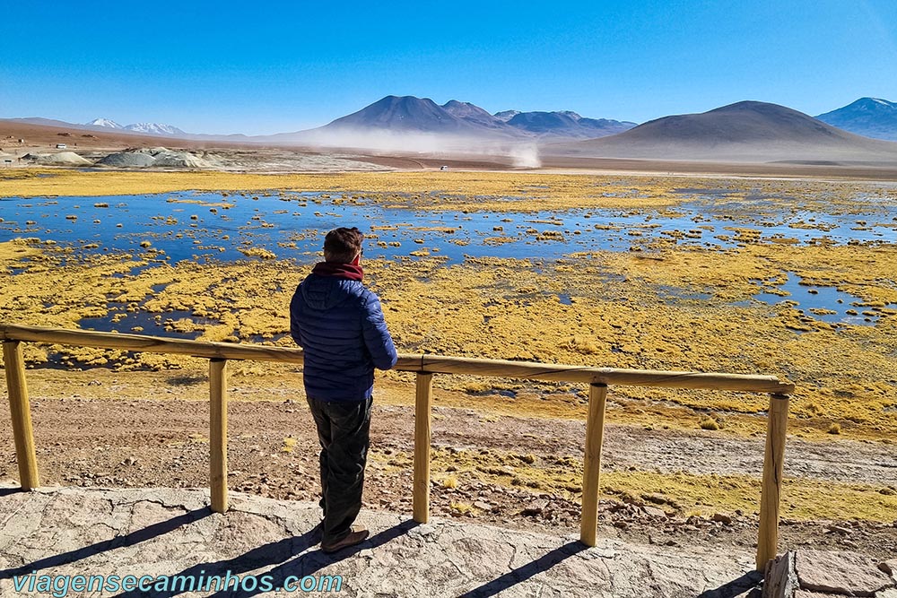 Rio Putana no caminho para Geyser del Tatio - Atacama