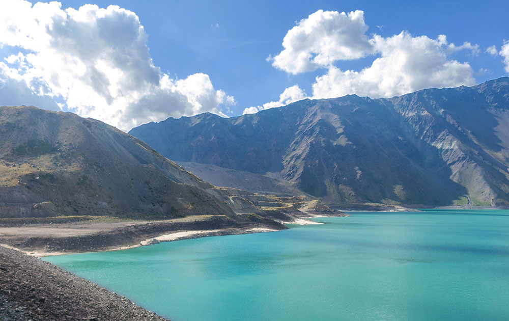 Elbalse el Yeso no verão