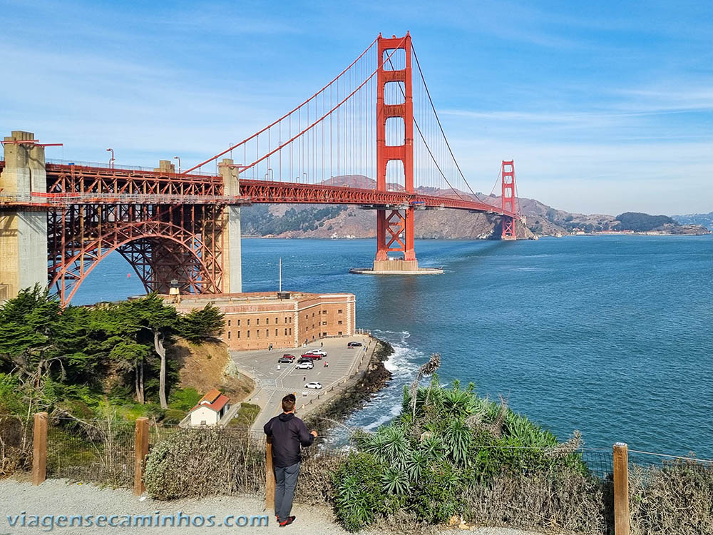 Mirante da Ponte Golden Gate - São Francisco