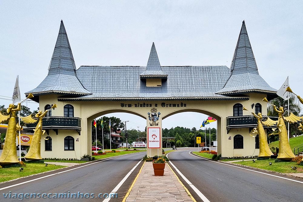 Pórtico de Gramado via Taquara