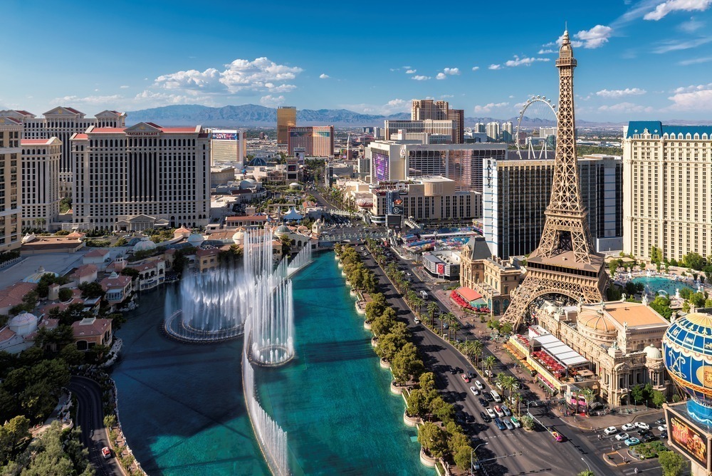 Show das fontes do Bellagio - Las Vegas