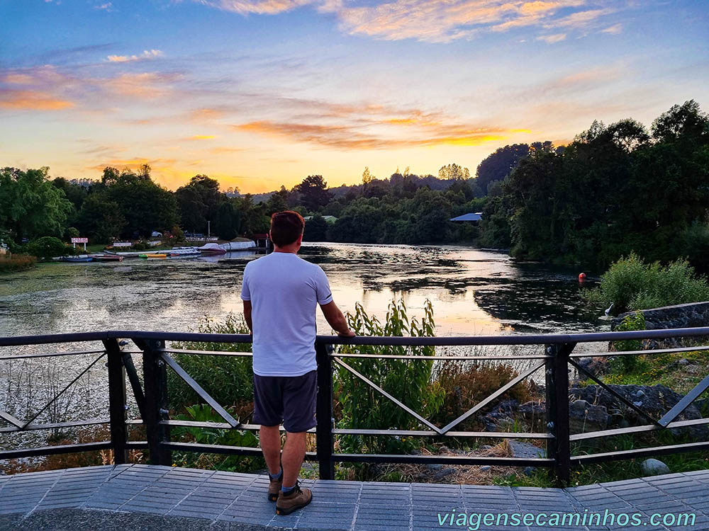 Pôr do Sol na Costanera de Puerto Octay