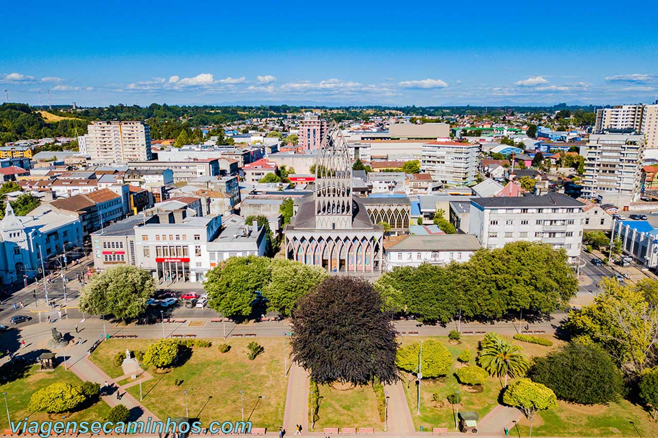 Praça central de Osorno - Chile