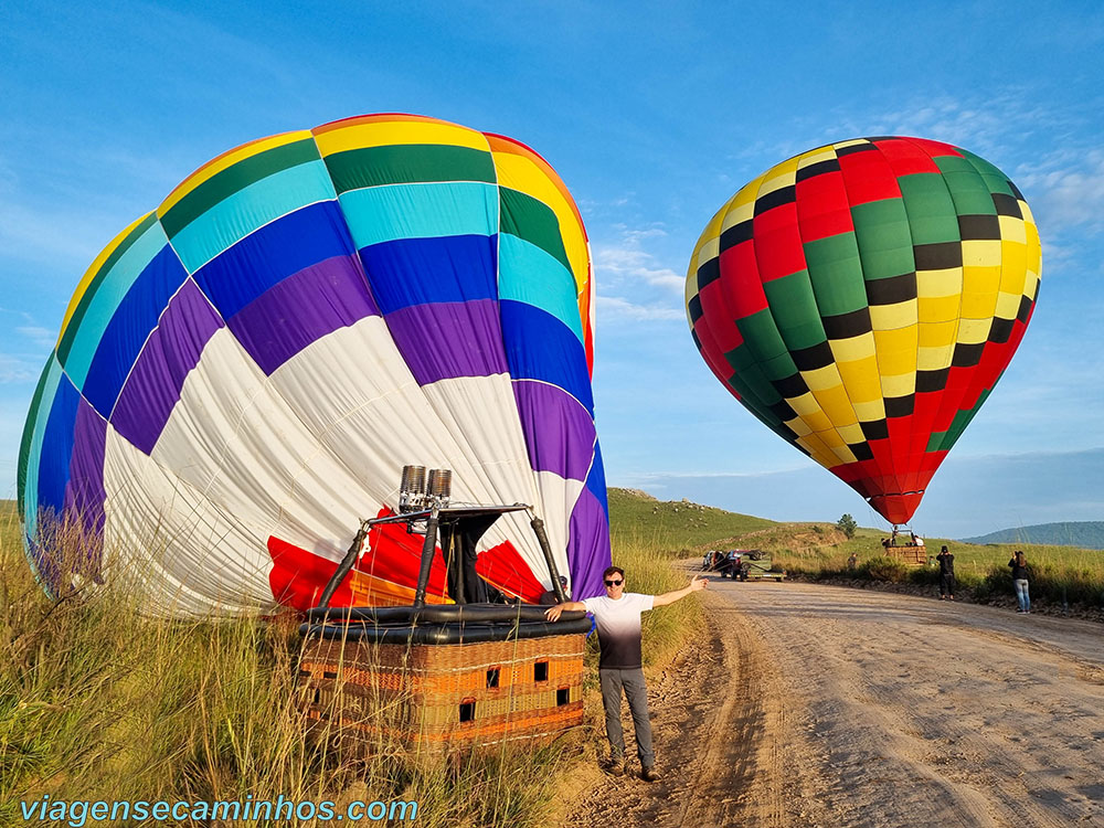 Passeio de balão em Cambará do Sul - RS