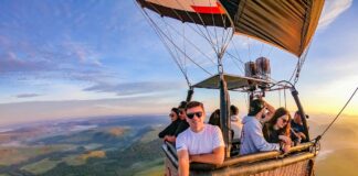 Passeio de balão em Cambará do Sul