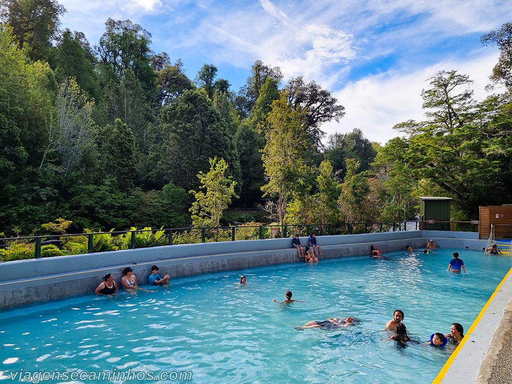 Termas Aguas Calientes, Chile - Piscina externa