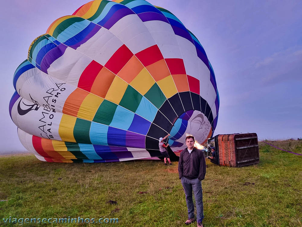 Voo de balão em Cambará do Sul