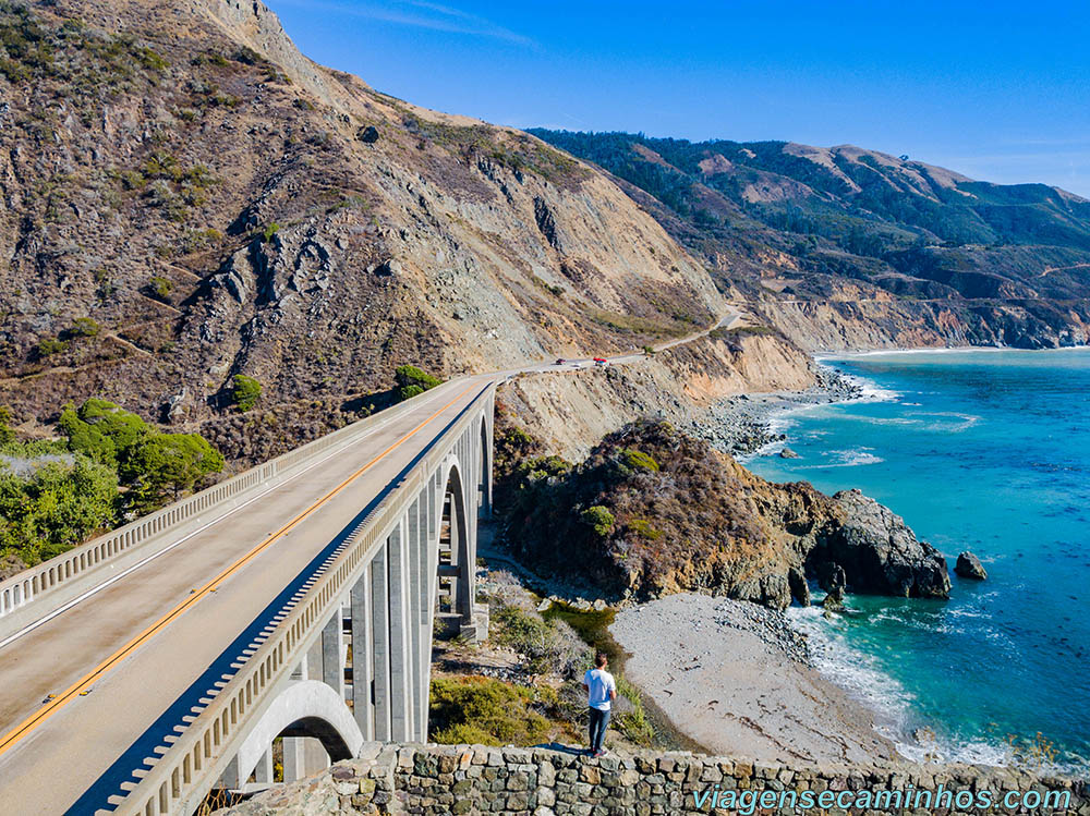 Big Creek Bridge - Highway 1 - Big Sur - Califórnia - EUA