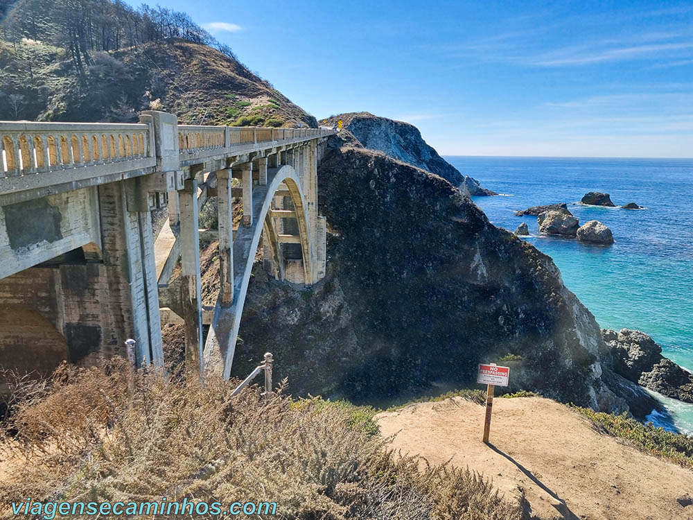 Rocky Ctreek Bridge - Highway 1 - Big Sur - Califórnia