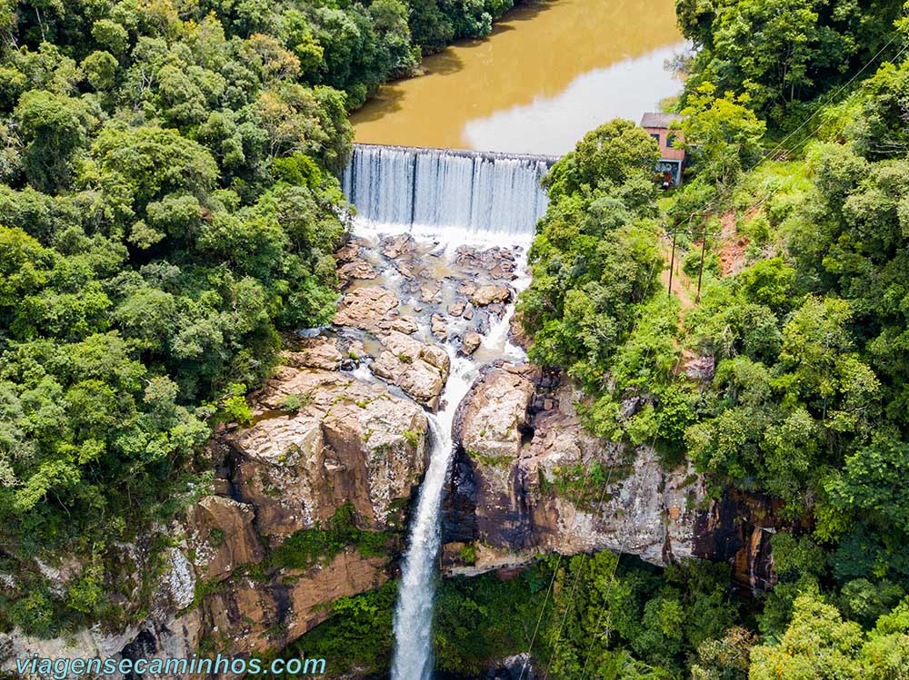 Santa Maria do Herval - Cascata superior do Herval