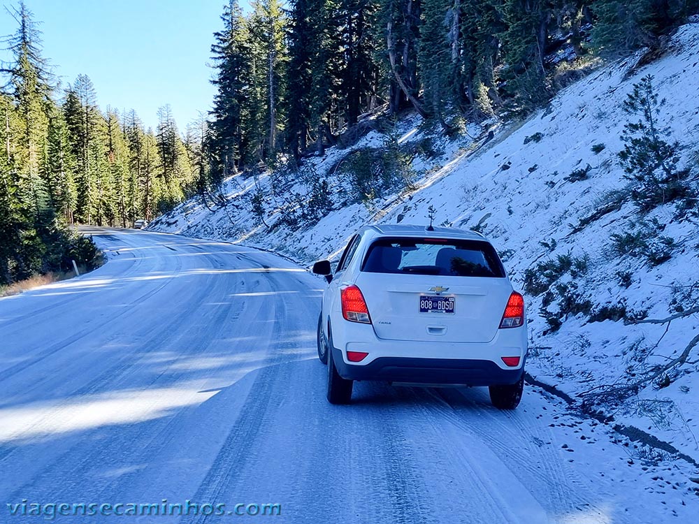 Neve em Mammoth Lakes - EUA