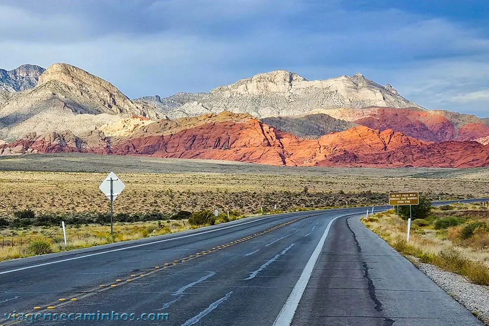 Rodovia do Red Rock Canyon