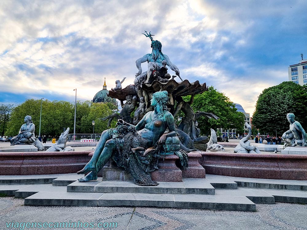 Berlim - Fonte de Neptuno - Alexanderplatz