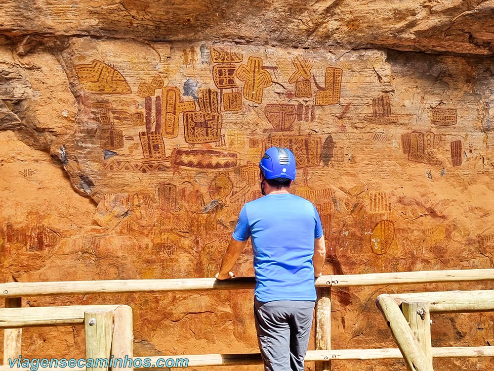 Cavernas do Peruaçu - Pinturas na Lapa do Caboclo