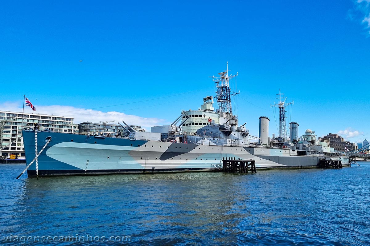 HMS Belfast - Navio Museu em Londres