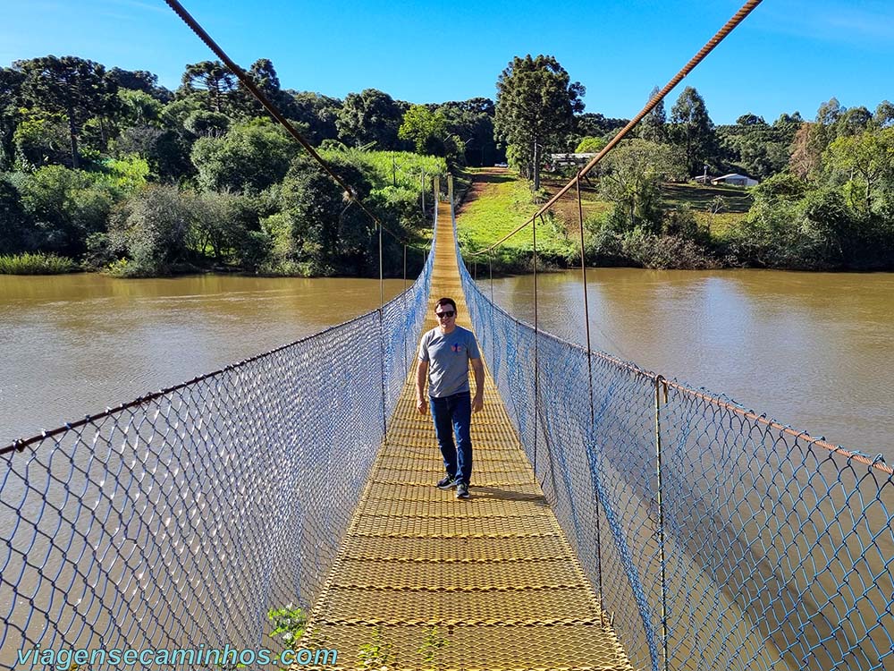 Ponte Pênsil do Rio Chapecó - Abelardo Luz