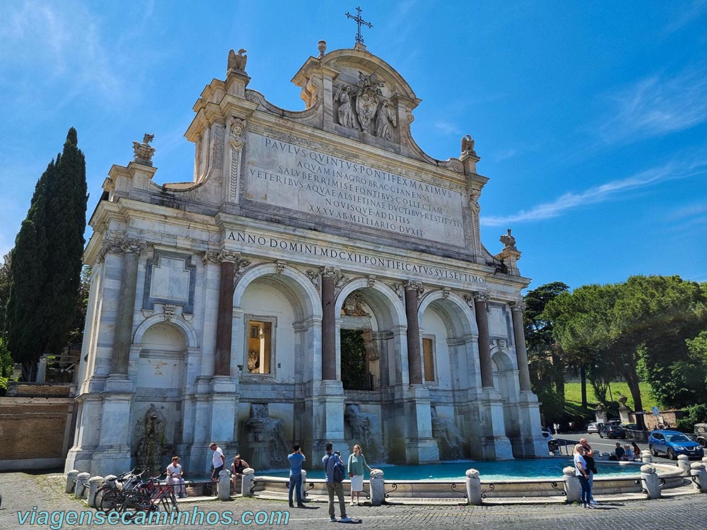 Fonte de Água Paola - Roma