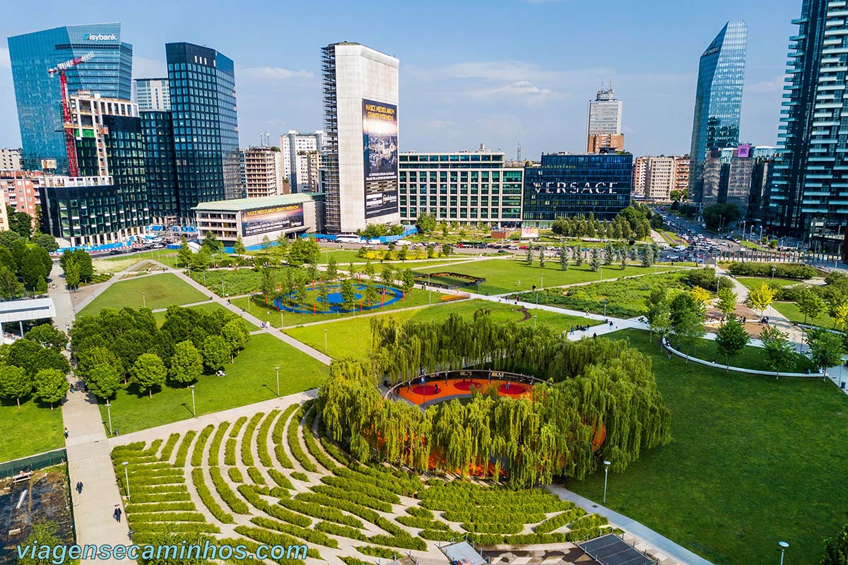 Milão - Parque Biblioteca degli Alberi Milano