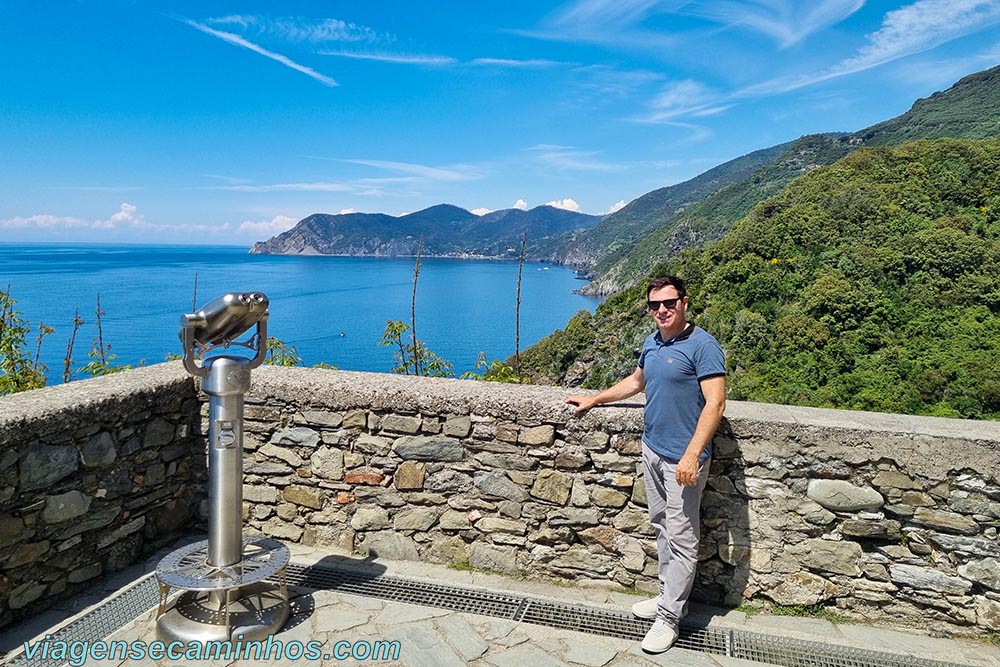 Mirante em Corniglia - Cinque Terre