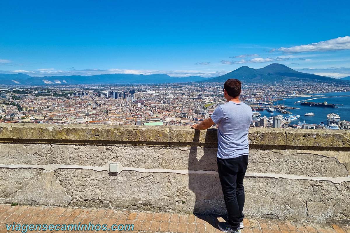Mirante Castelo de São Telmo - Nápoles - Itália