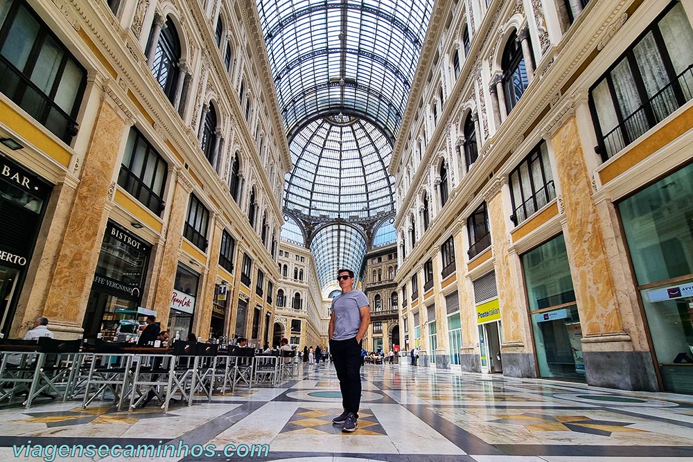 O que fazer em Nápoles - Gallería Umberto I
