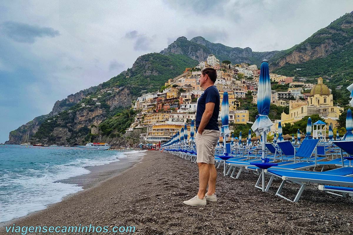 Praia em Positano - Costa Amalfitana