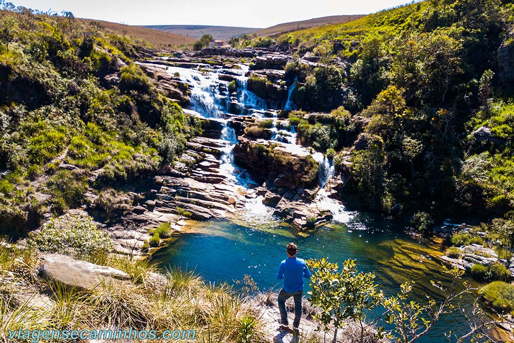 Cachoeira de cima da Casca d'Anta - Parque Nacional da Serra da Canastra