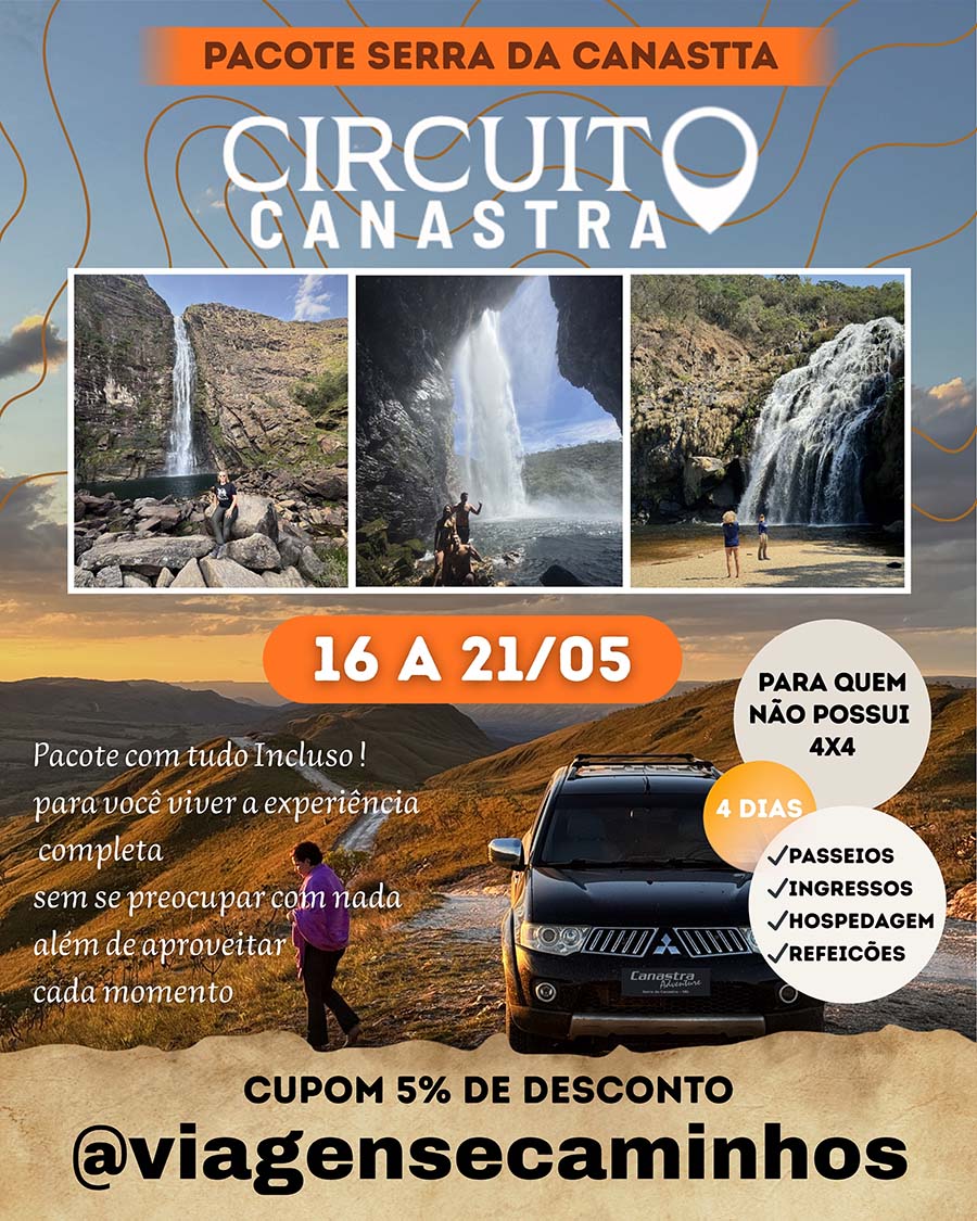 Pacote de 4 dias na Serra da Canastra