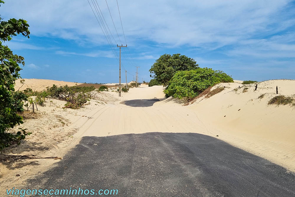 Estrada em Paracuru