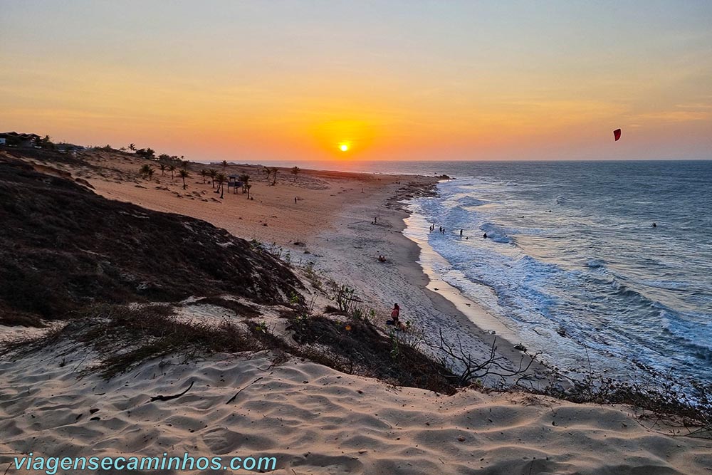 Pôr do Sol em Jericoacoara - Praia da Malhada