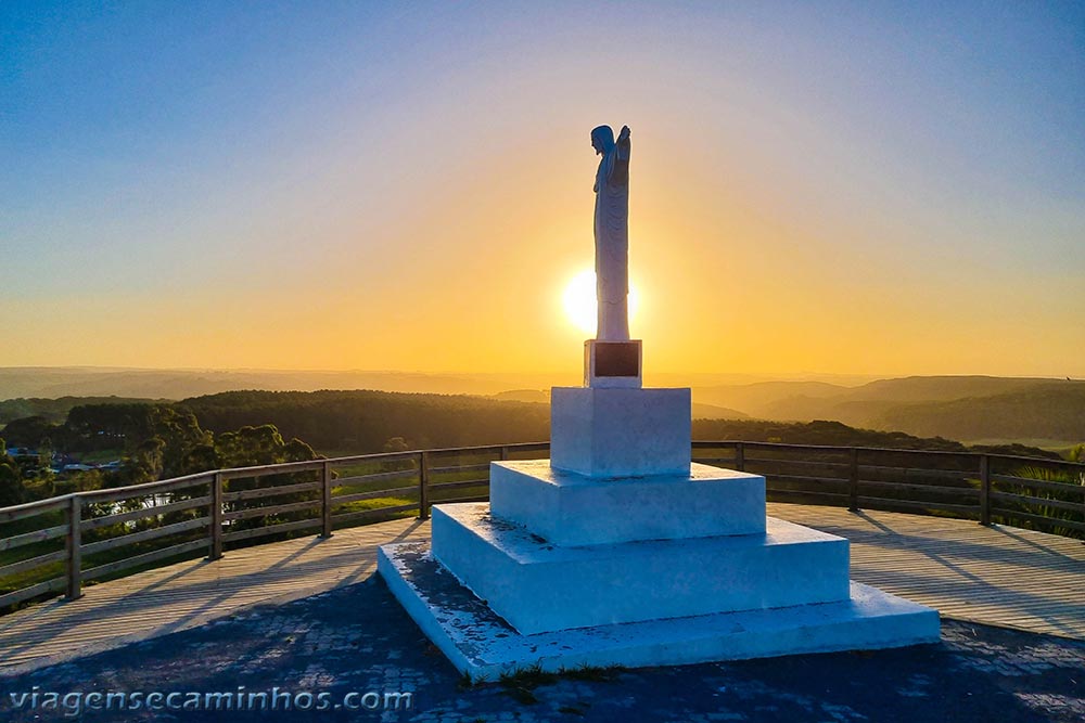 Pôr do Sol no Morro do Cristo - Jaquirana RS