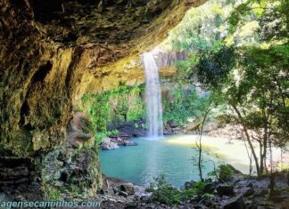 O que fazer em Pouso Novo RS Cascata Jardim das Deusas
