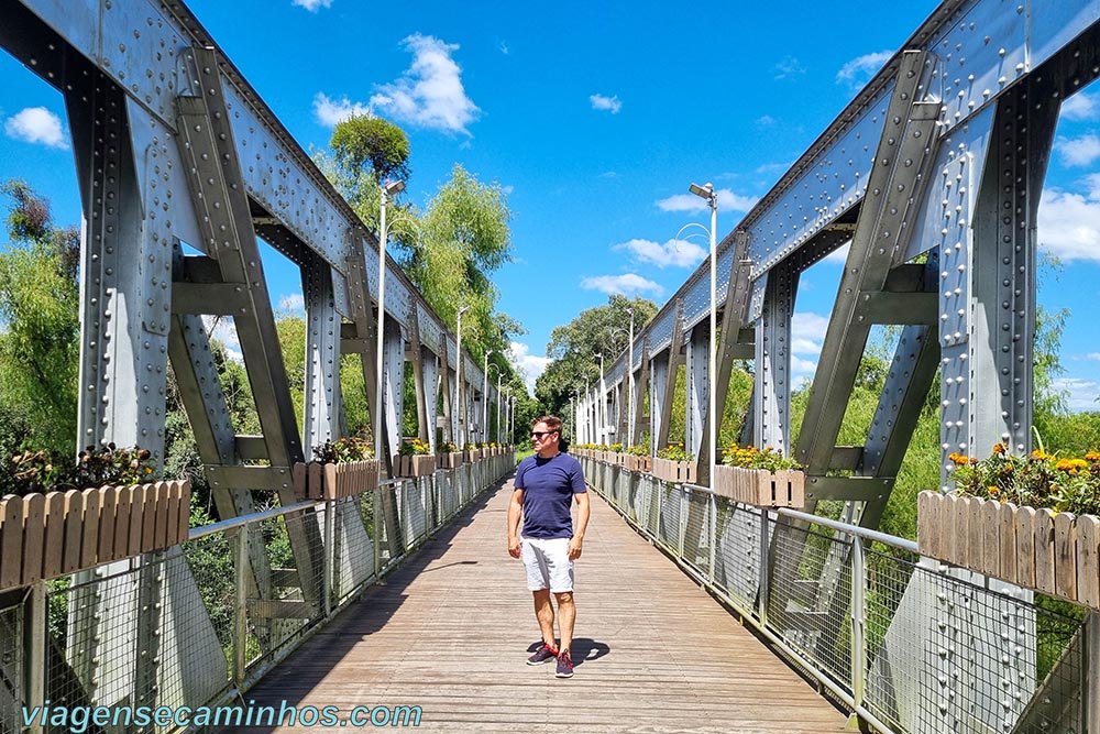 Ponte Ferroviária Antônio Xavier Paes - Porto União SC
