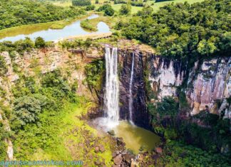 Salto do Apucaraninha: maior cachoeira do Norte do Paraná Salto do Apucaraninha - Londrina