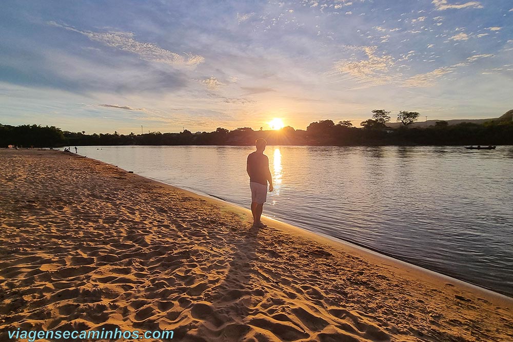 Praia Quarto Crescente - Aragarças - Goiás