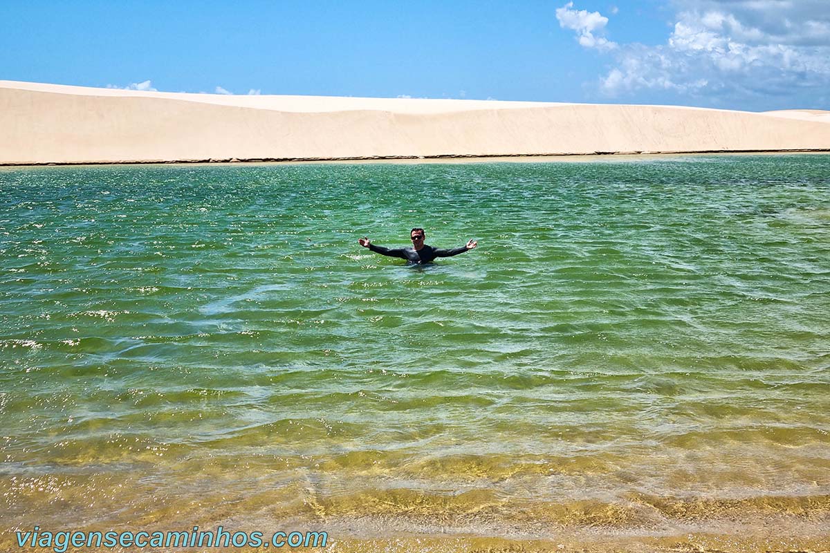 Lagoa nos Pequenos Lençóis de Tutóia