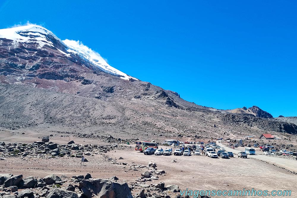 Estacionamento do Vulcão Chimborazo
