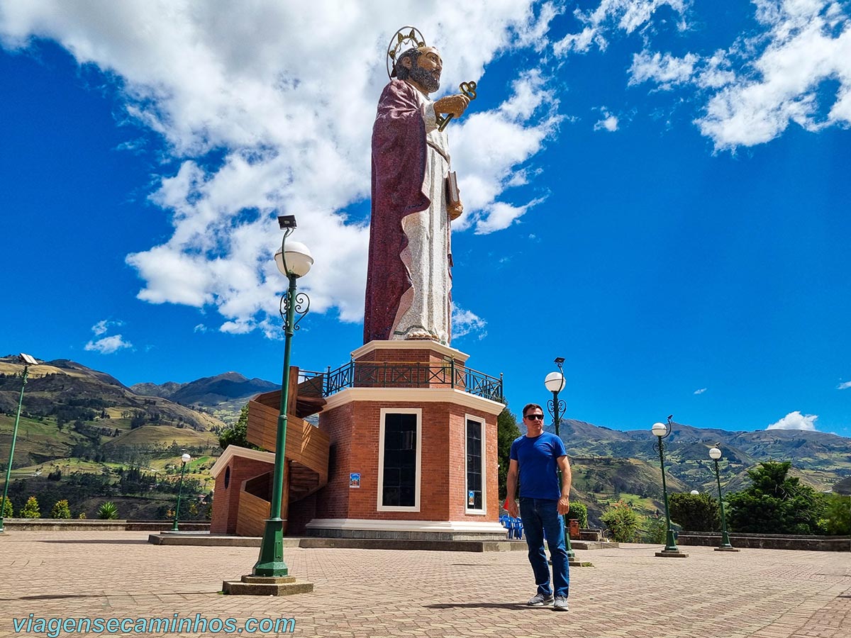 Estátua de São Pedro - Alausí - Equador