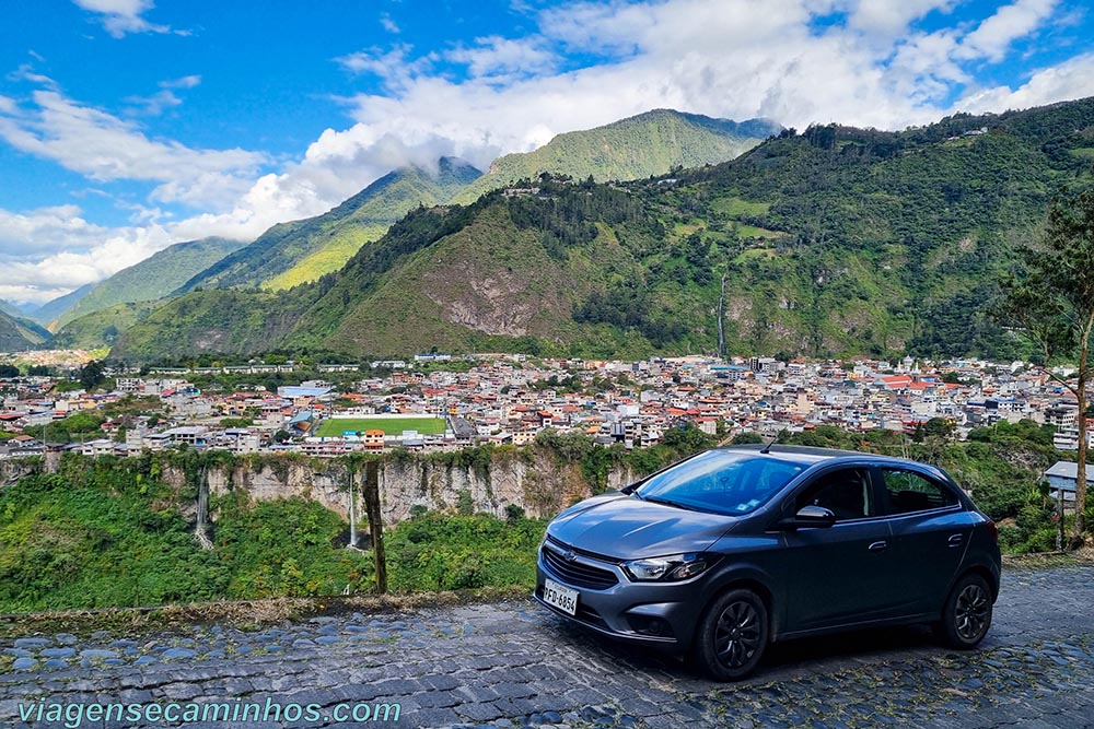 Estrada em Baños - Equador