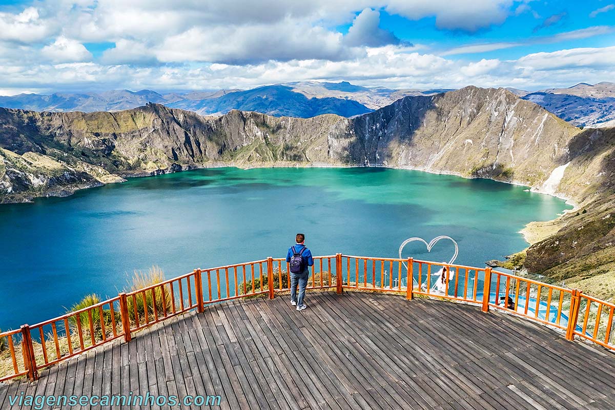 Mirante da Laguna Quilotoa - Equador