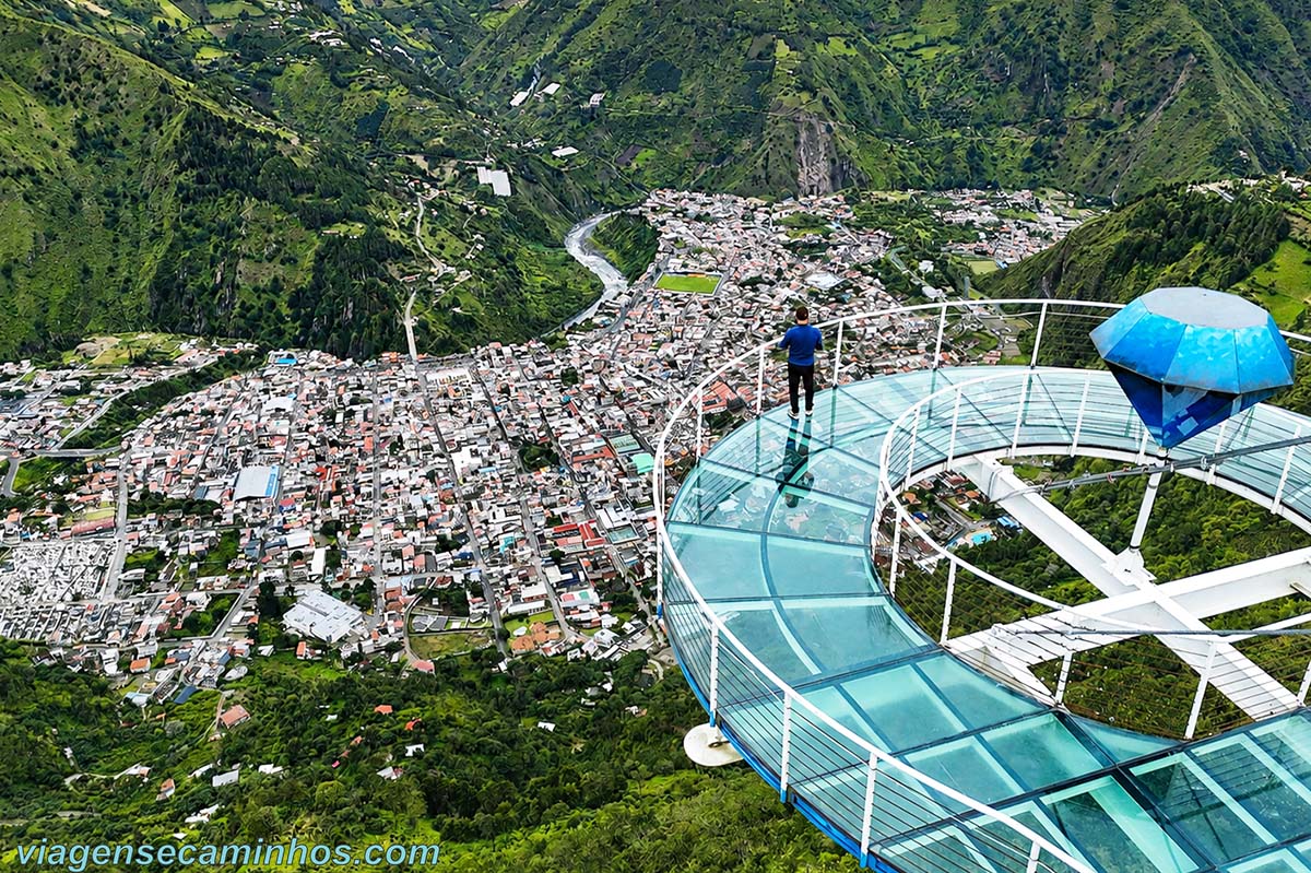 O que fazer em Baños, Equador - Passarela Diamante