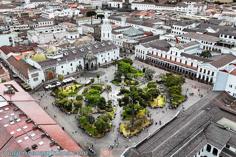 Praça Independência - Centro histórico de Quito