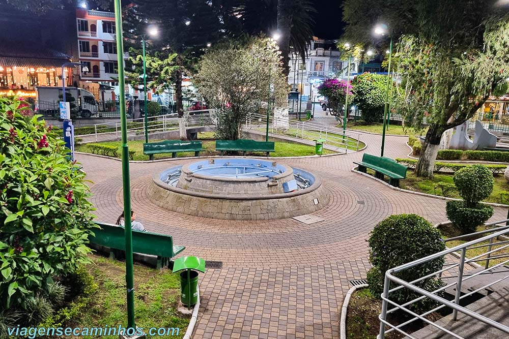 Praça Palomino Flores - Baños, Equador