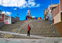Dicas simples para uma viagem mais sustentável e inteligente Riobamba - Escalinatas de la Loma de Quito