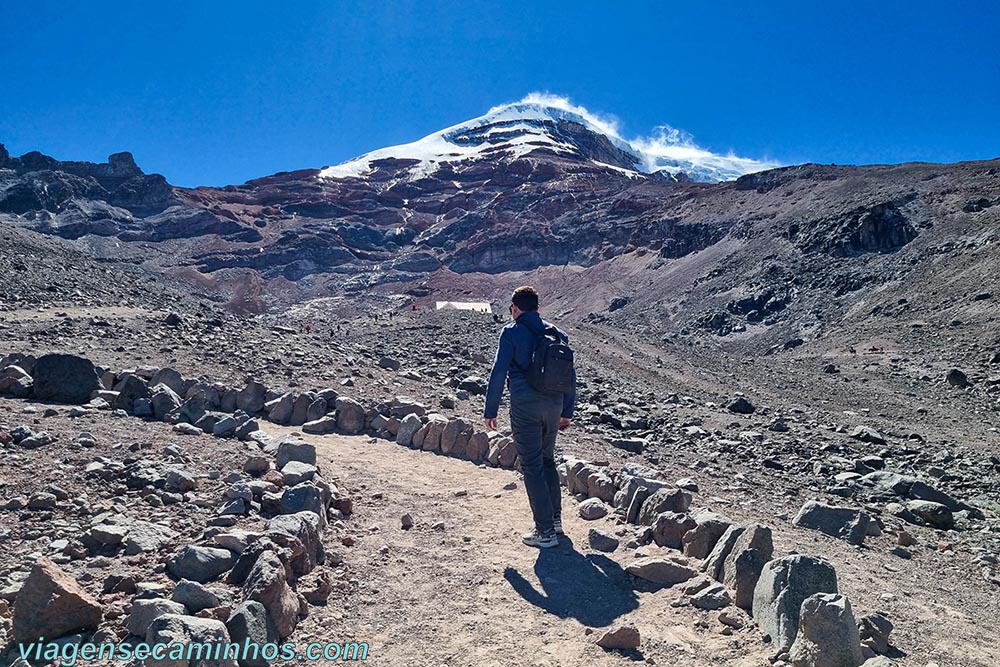 Roteiro Equador - trilha no Vulcão Chimborazo