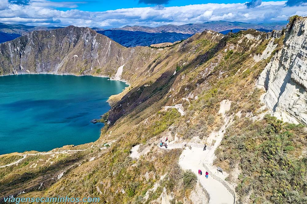Trilha da Laguna Quilotoa
