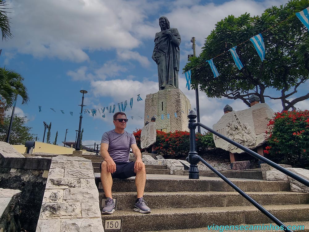 Guayaquil - Monumento Sagrado Corazón de Jesus