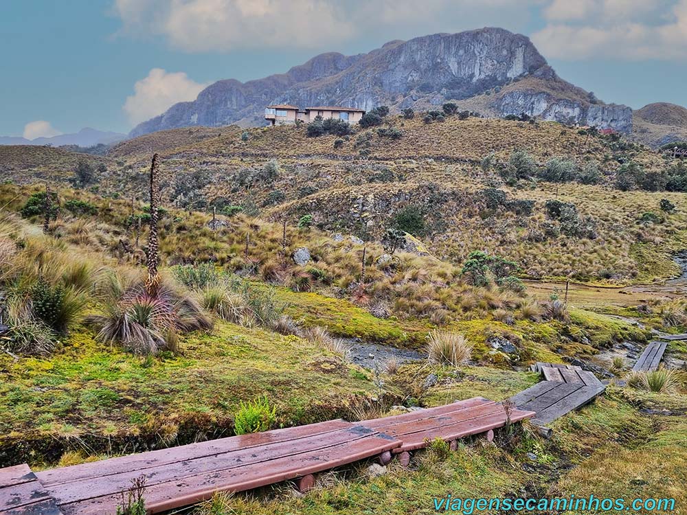 Trilha no Parque Nacional Cajas - Equador