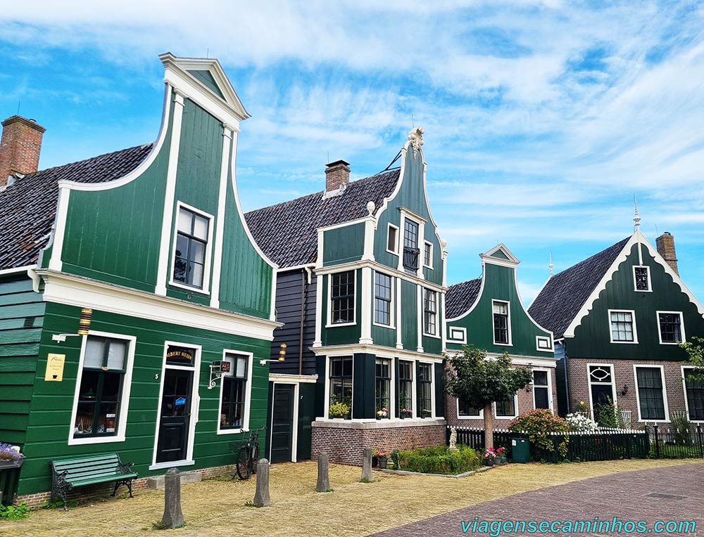 Casas holandesas em Zaanse Schans