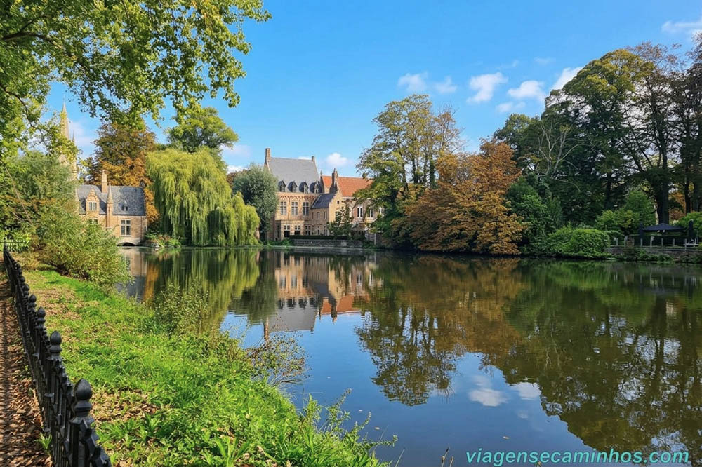 Lago do Amor (Minnewater) - Bruges, Bélgica